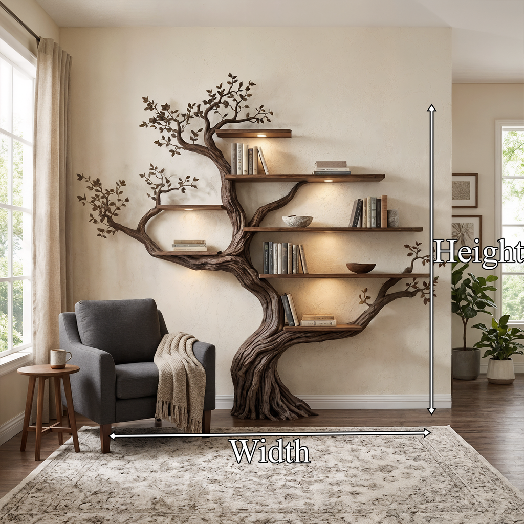 Modern Organic Tree Bookshelf
