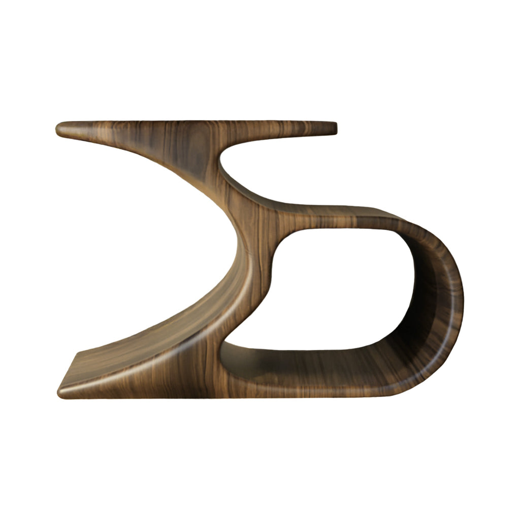 Sonatone Sculpted Solid Wood Record Player Stand With Storage
